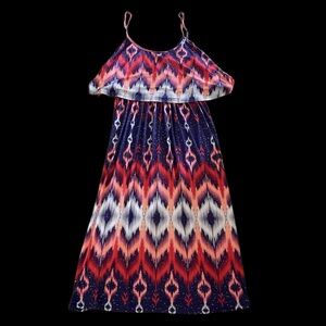 🆕LILY OF FIRMIANA- NWT Maxi Sun dress with cut out shoulders- Sz 4X